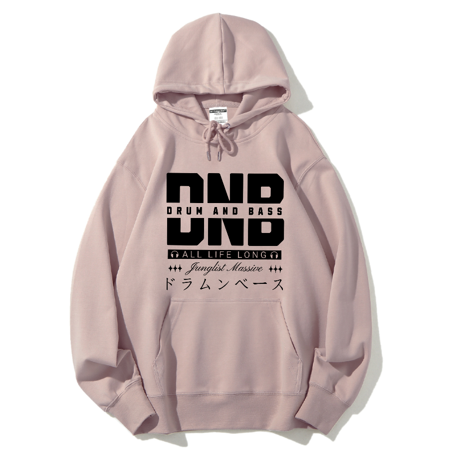 Drum And Bass Cotton Hoodie