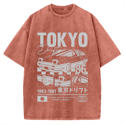 Tokyo 86 Vintage Washed T-shirt