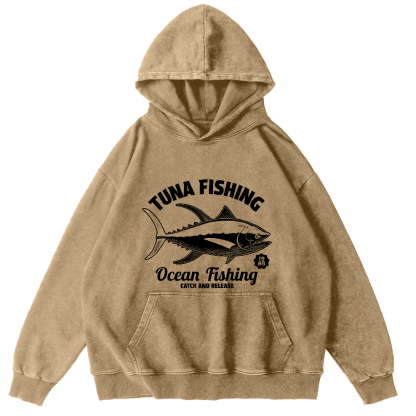 Tuna Japanese washed hoodie-Zazasy
