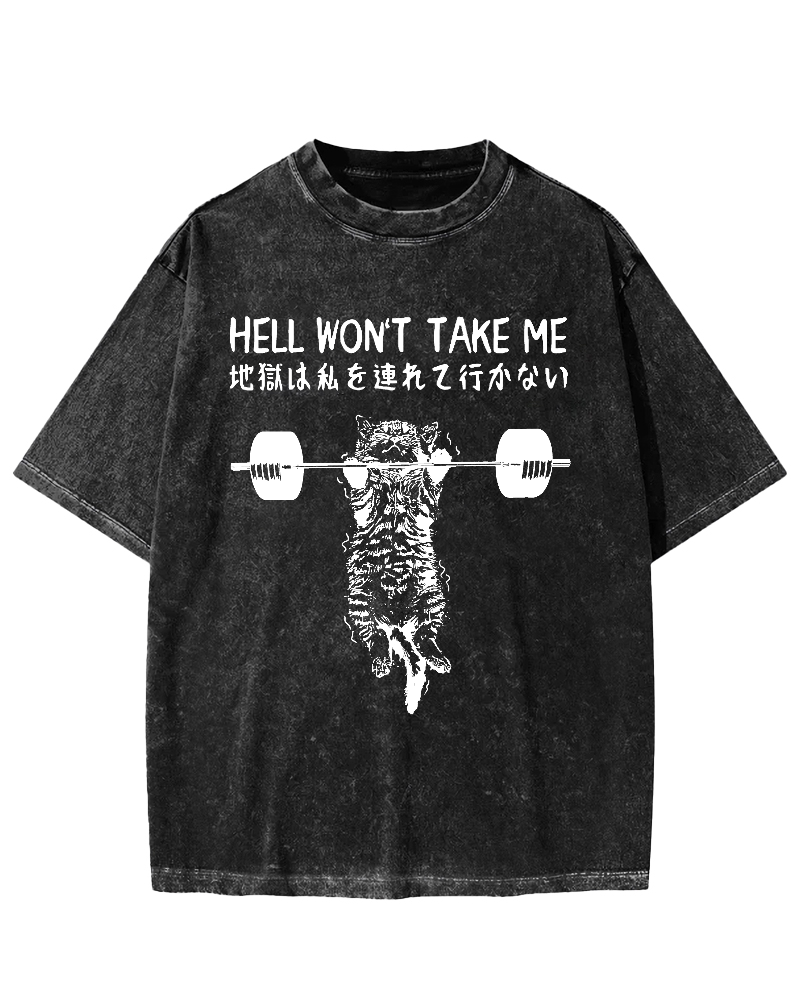 Hell Won't Take Me Vintage Washed T-shirt