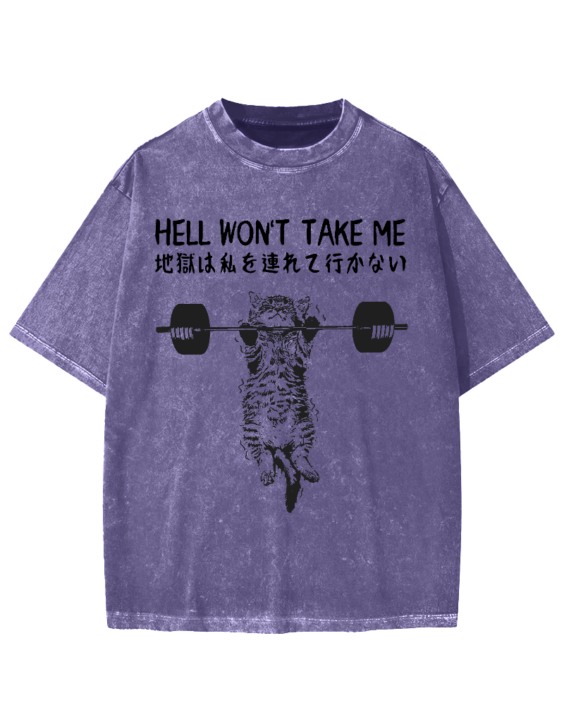 Hell Won't Take Me Vintage Washed T-shirt