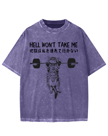 Hell Won't Take Me Vintage Washed T-shirt