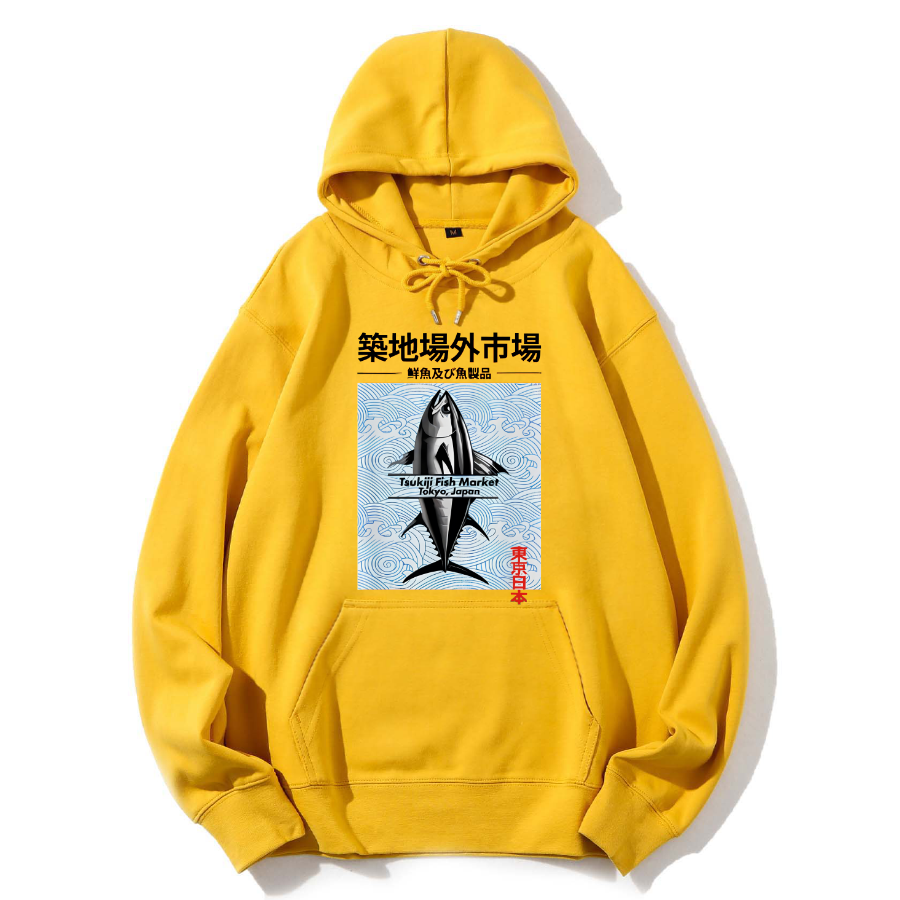 Off site market of Tsukiji Cotton Hoodie