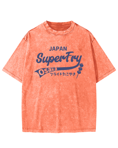 Super fried octopus skewers Vintage Washed T-shirt