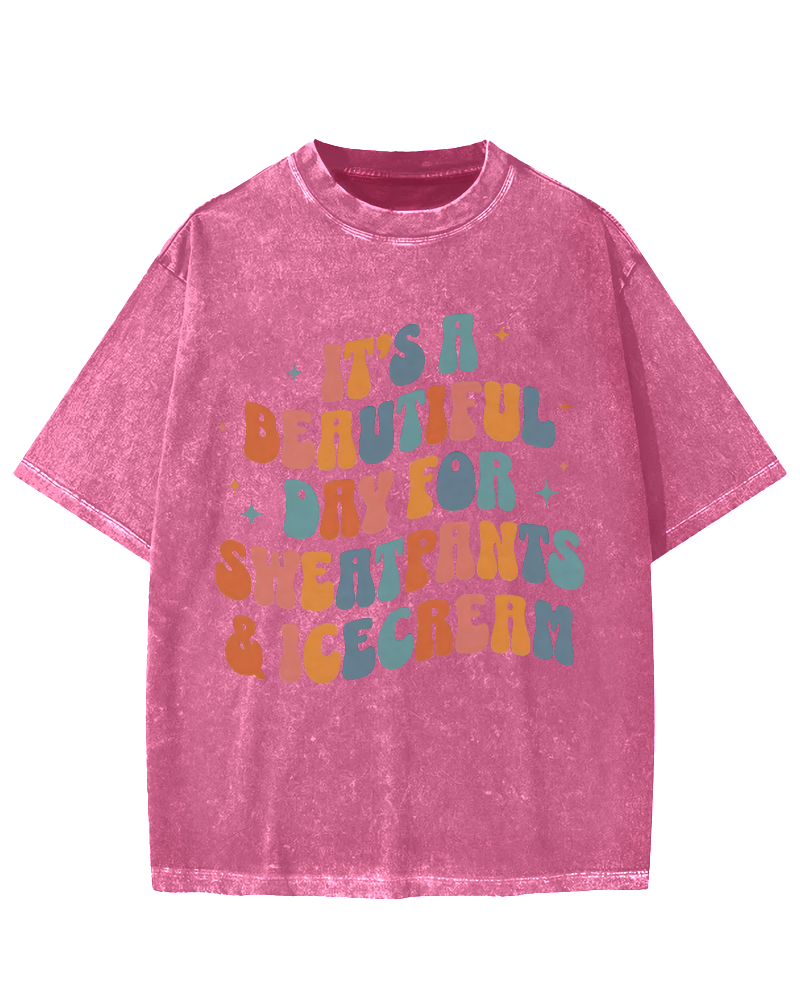 Sweatpants & Icecream Vintage Washed T-shirt