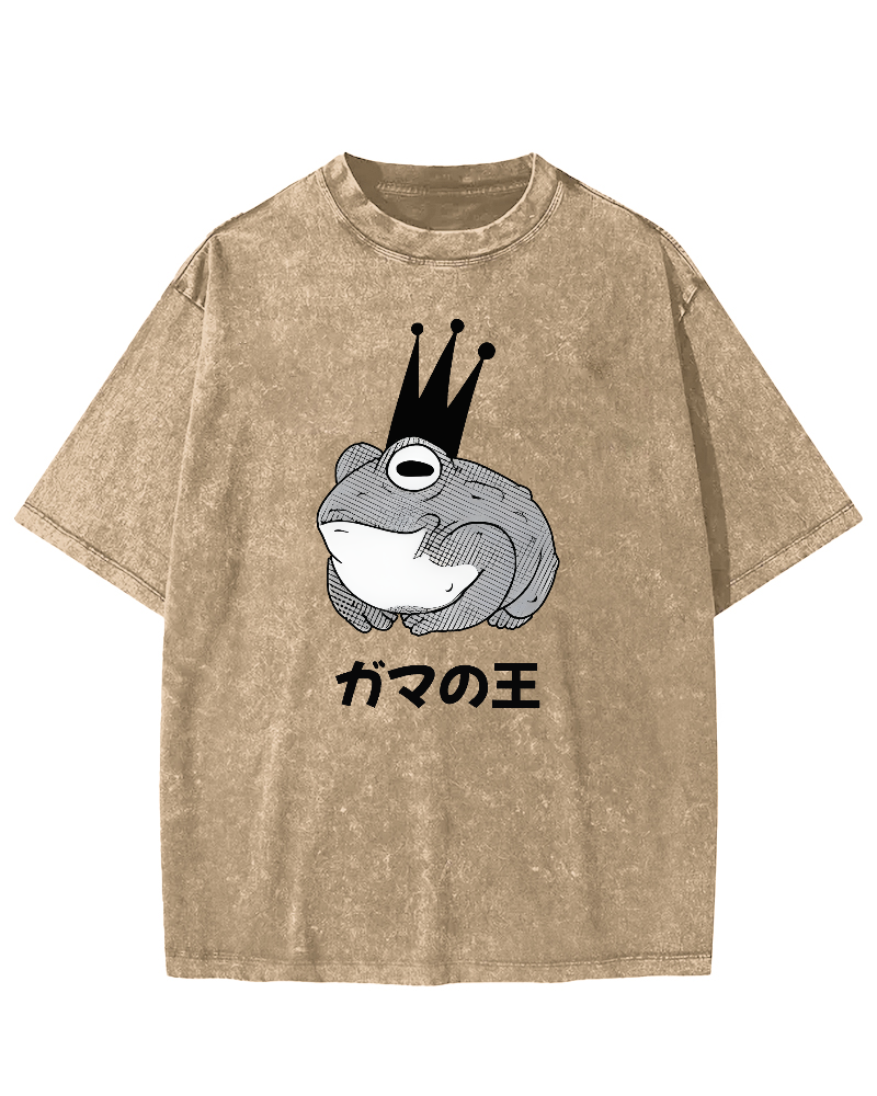 Toad King Vintage Washed T-shirt