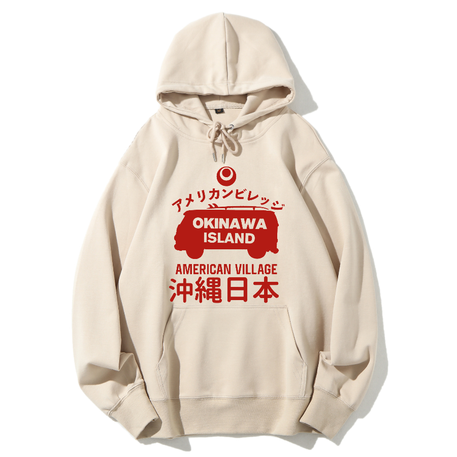 Japanese Okinawa Retro Cotton Hoodie