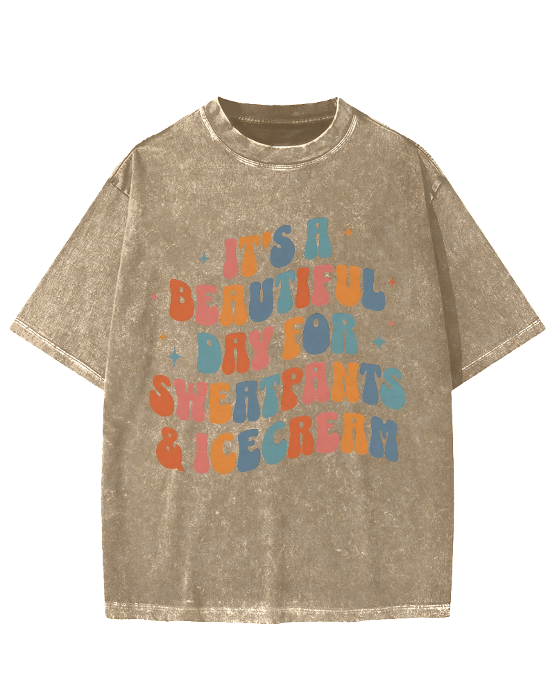 Sweatpants & Icecream Vintage Washed T-shirt