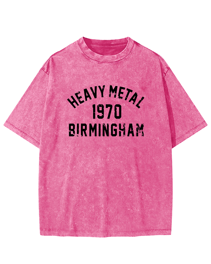 Birmingham Heavy Metal Vintage Washed T-shirt
