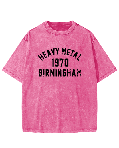 Birmingham Heavy Metal Vintage Washed T-shirt