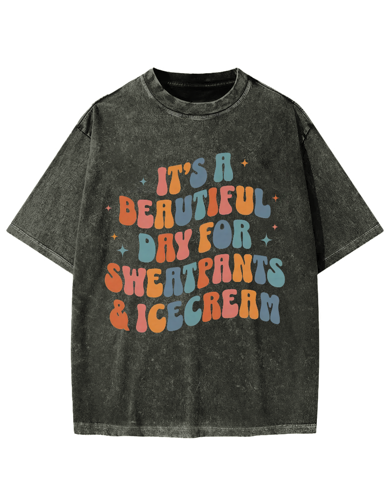 Sweatpants & Icecream Vintage Washed T-shirt