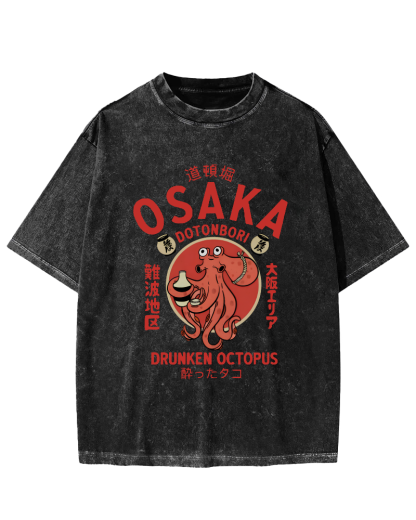 OSAKA Japan Vintage Washed T-shirt