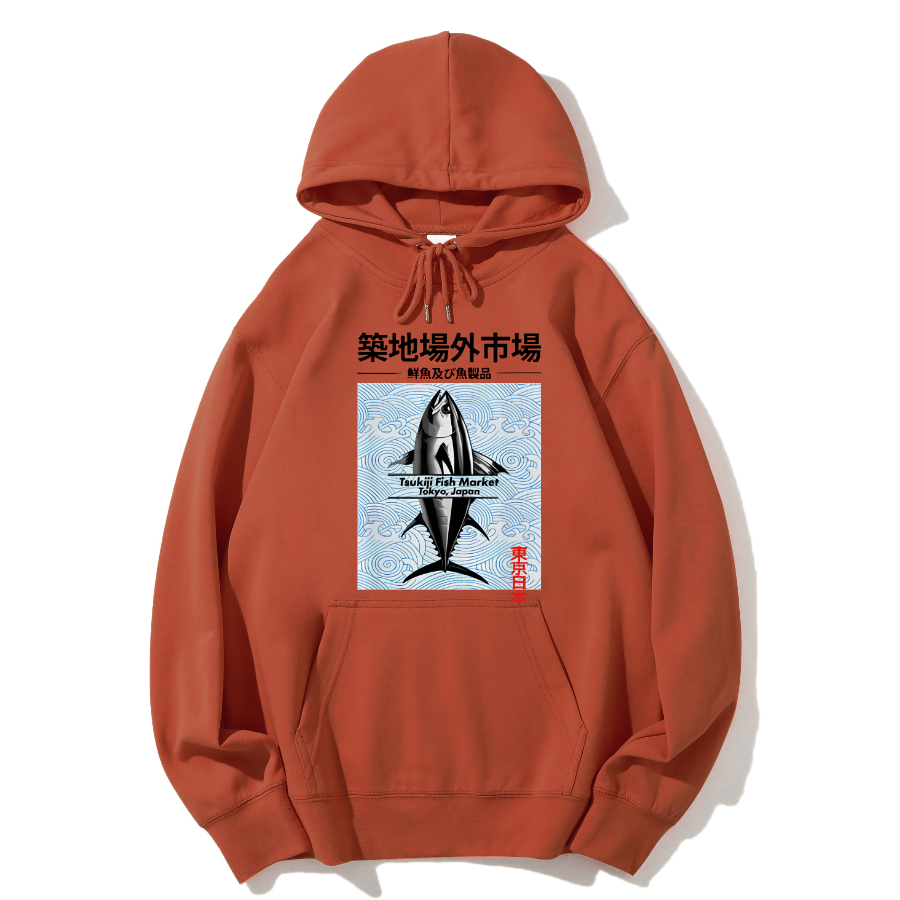Off site market of Tsukiji Cotton Hoodie