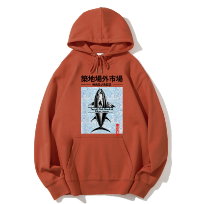 Off site market of Tsukiji Cotton Hoodie