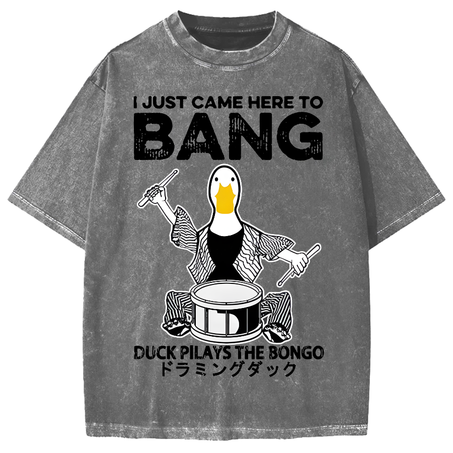 Drumming Duck Vintage Washed T-shirt