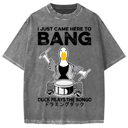 Drumming Duck Vintage Washed T-shirt