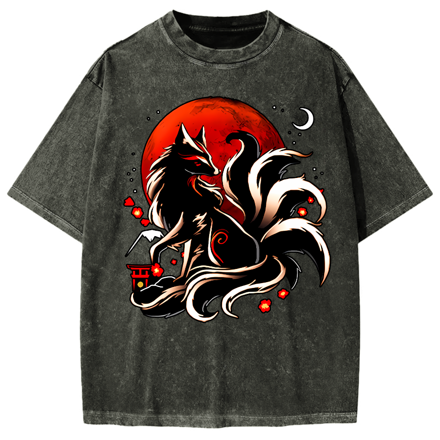 Kitsune Vintage Washed T-shirt