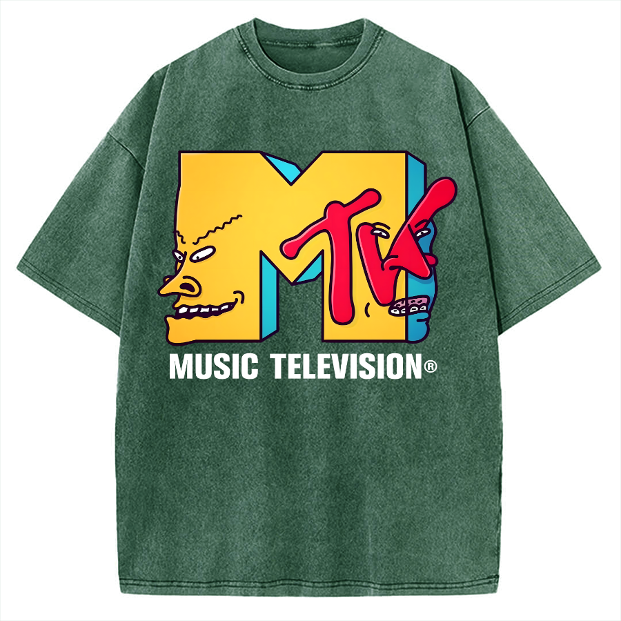 MTV-Music Television Vintage Washed T-shirt