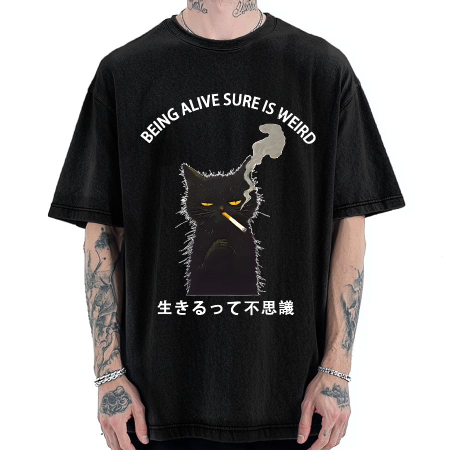 Being Alive Sure Is Weird Vintage Washed T-shirt