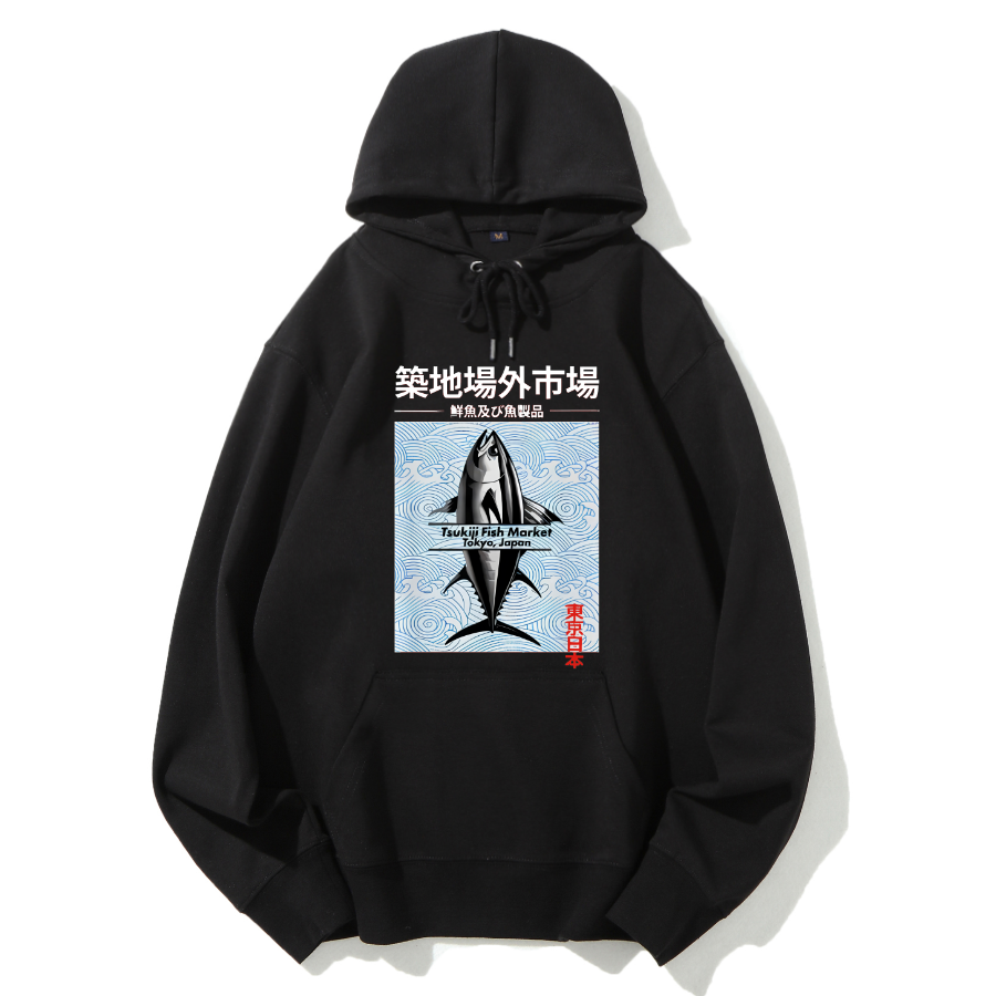 Off site market of Tsukiji Cotton Hooded Sweatshirt