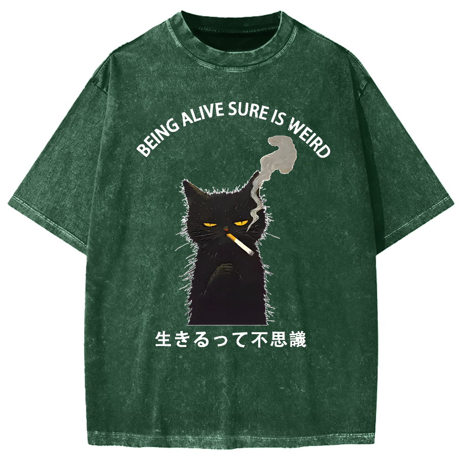 Being Alive Sure Is Weird Vintage Washed T-shirt
