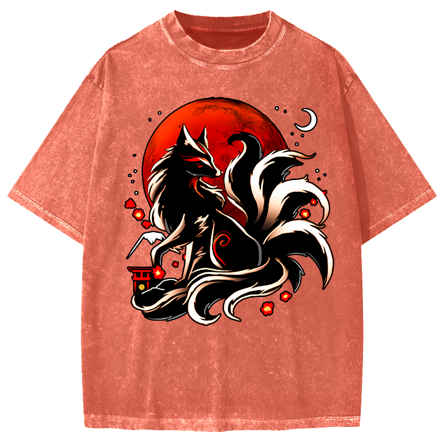 Kitsune Vintage Washed T-shirt