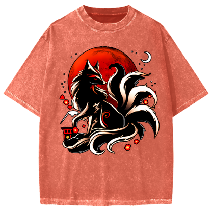 Kitsune Vintage Washed T-shirt