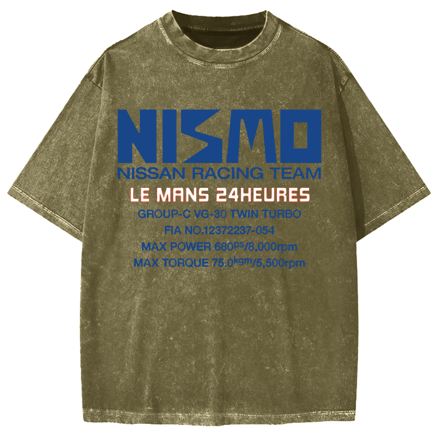 Nismo Nissan Racing Team Vintage Washed T-shirt