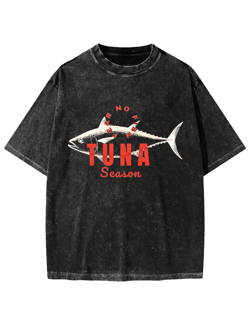 Tunas Vintage Washed T-shirt-Zazasy