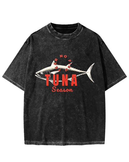 Tunas Vintage Washed T-shirt-Zazasy