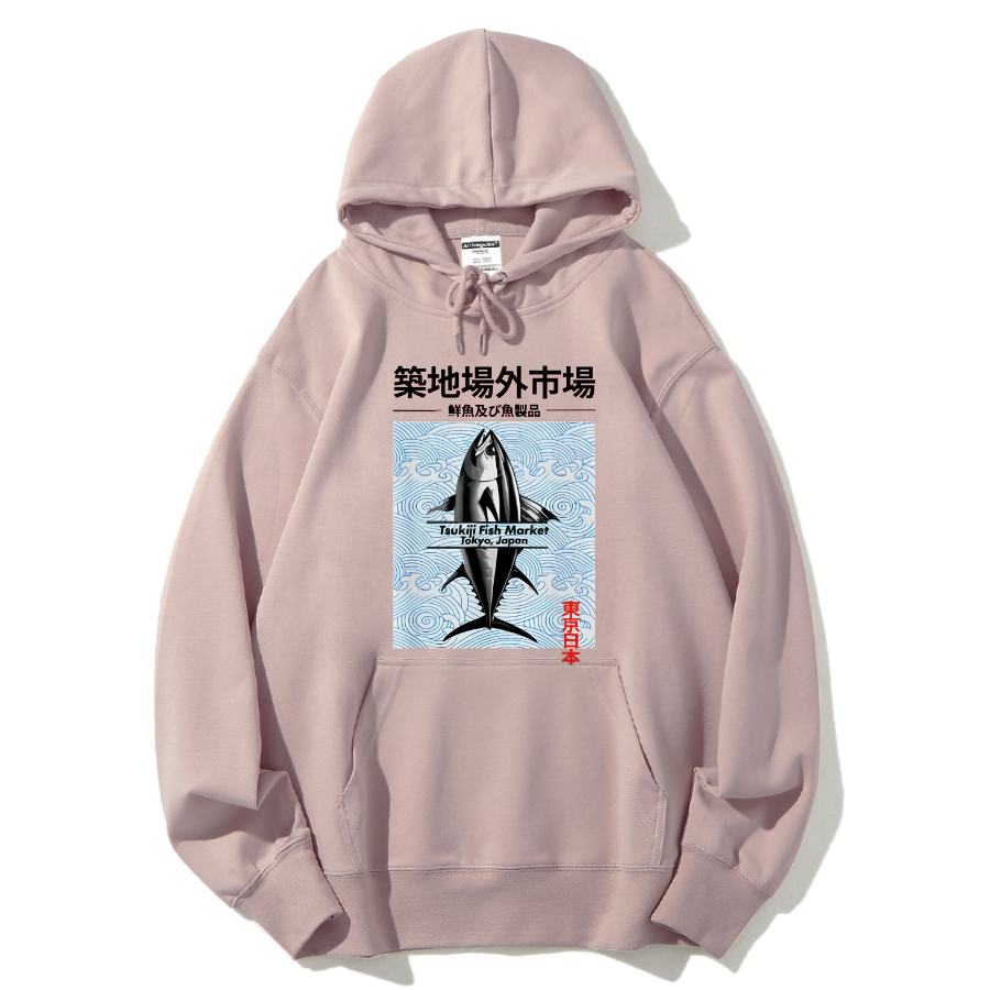 Off site market of Tsukiji Cotton Hoodie
