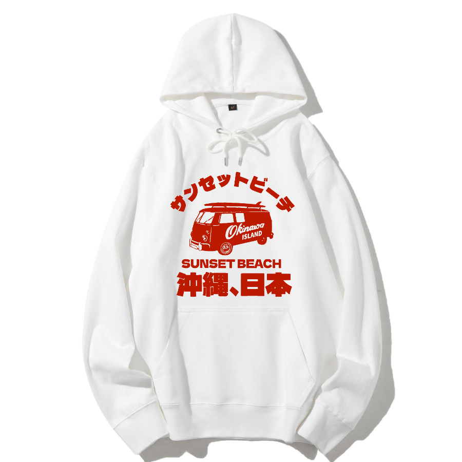 okinawa island Cotton Hoodie
