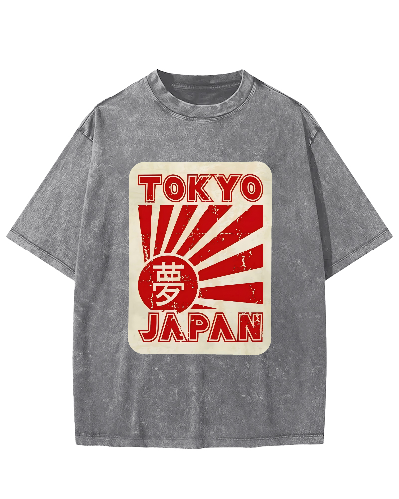 Japanese Dream Tokyo Vintage Washed T-shirt