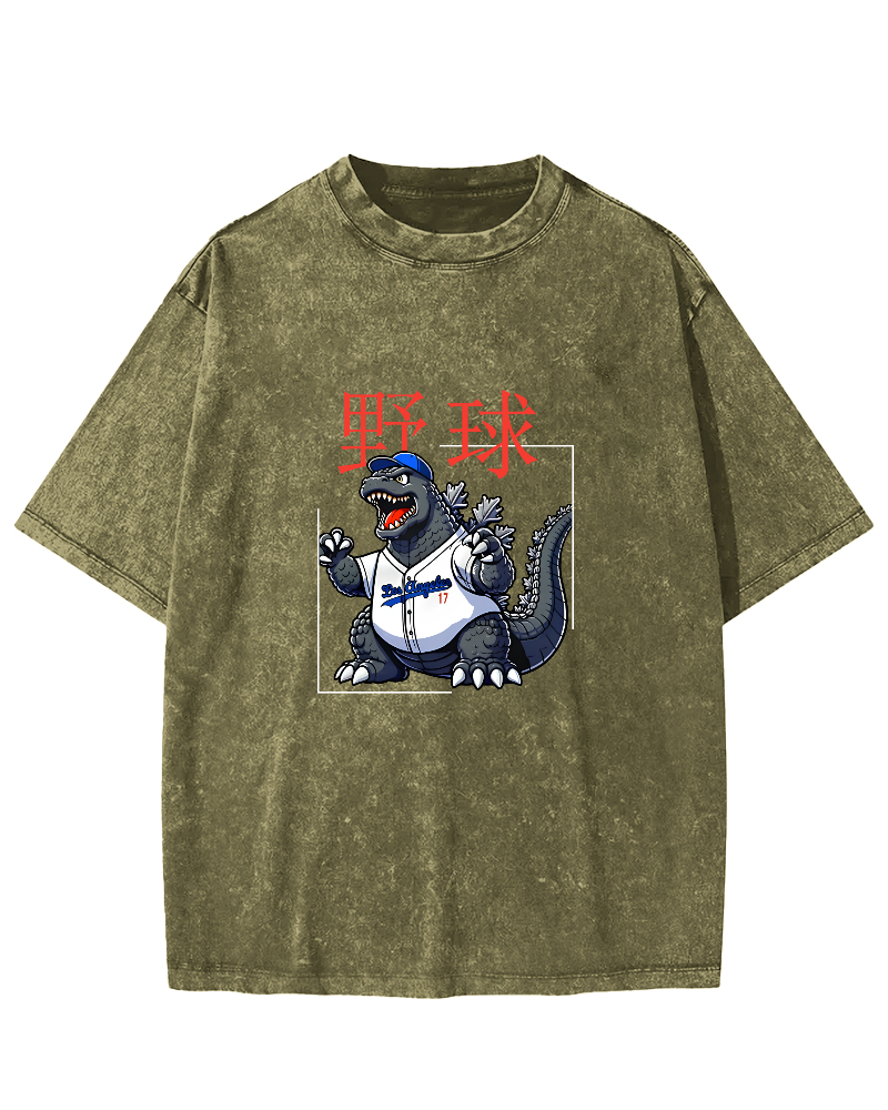 Baseball Is My Favorite Sport Vintage Distressed T-shirt-Zazasy