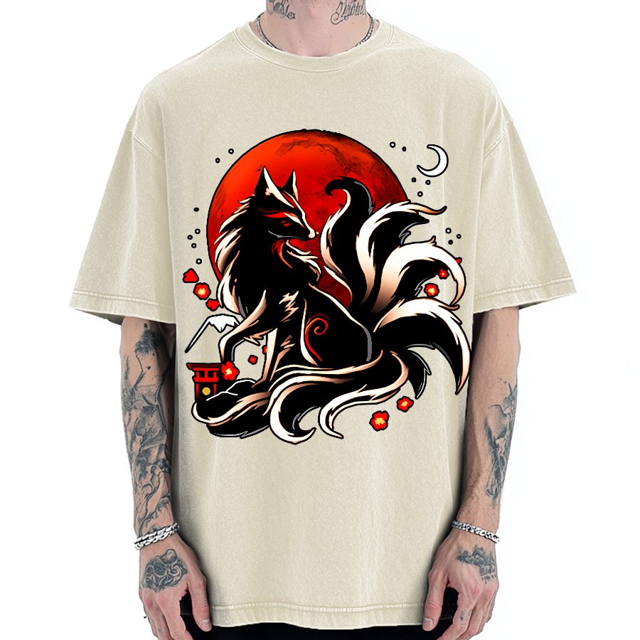 Kitsune Vintage Washed T-shirt