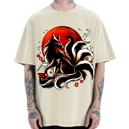 Kitsune Vintage Washed T-shirt