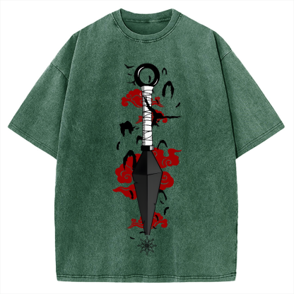 Kunai & Red Cloud Vintage Washed T-shirt