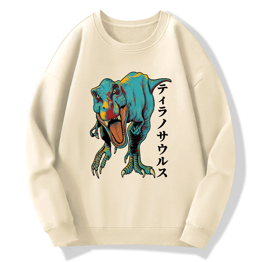 Rex Retro Japan Cotton Pullover Sweatshirt