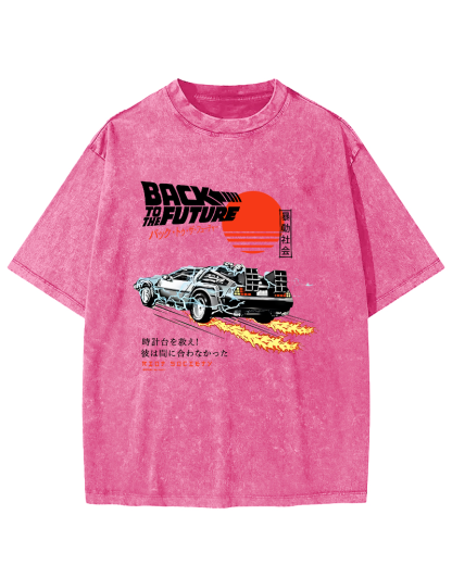 Riot Society Motorcycle Japanese Style Vintage Washed T-shirt