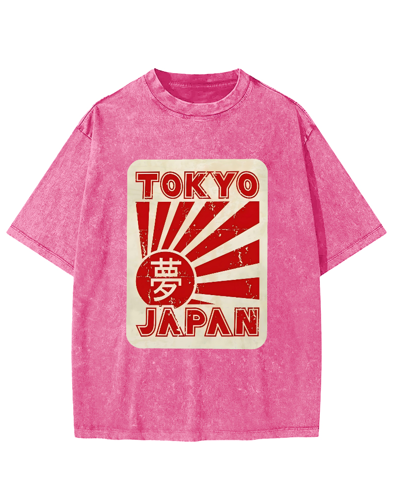Japanese Dream Tokyo Vintage Washed T-shirt