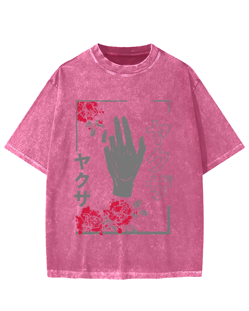 Broken Promise Yakuza Vintage Washed T-shirt