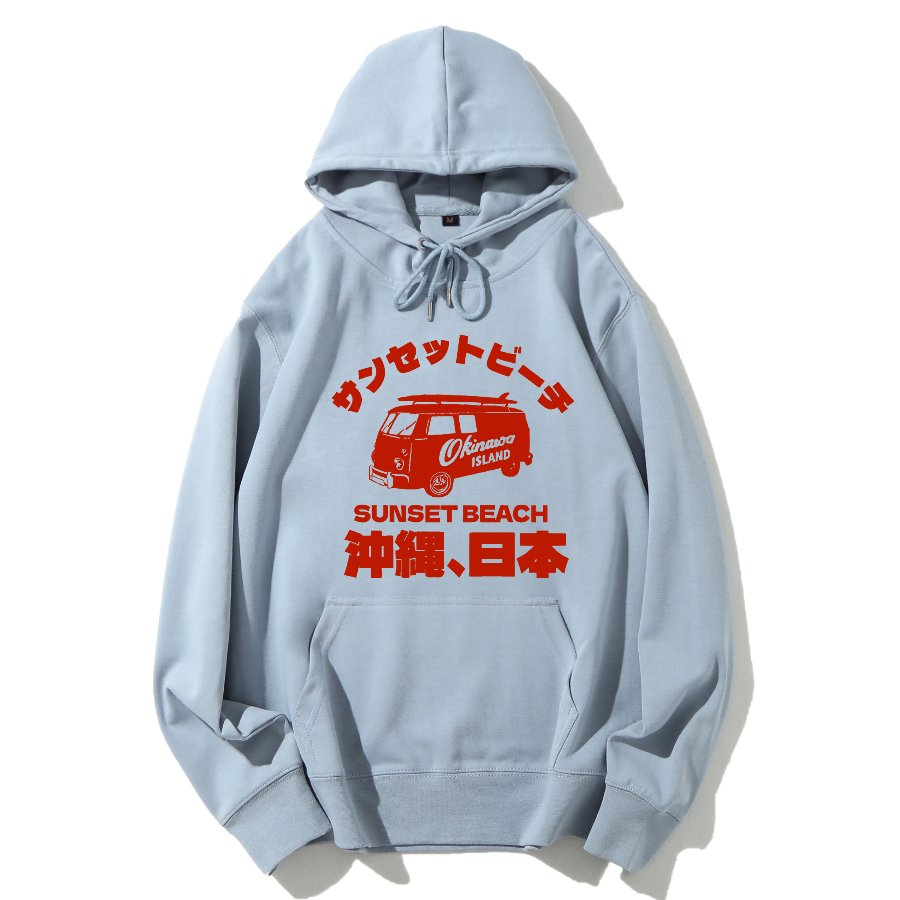 okinawa island Cotton Hoodie