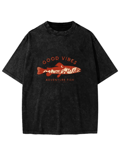Salmon Japanese style Vintage Distressed T-shirt-Zazasy