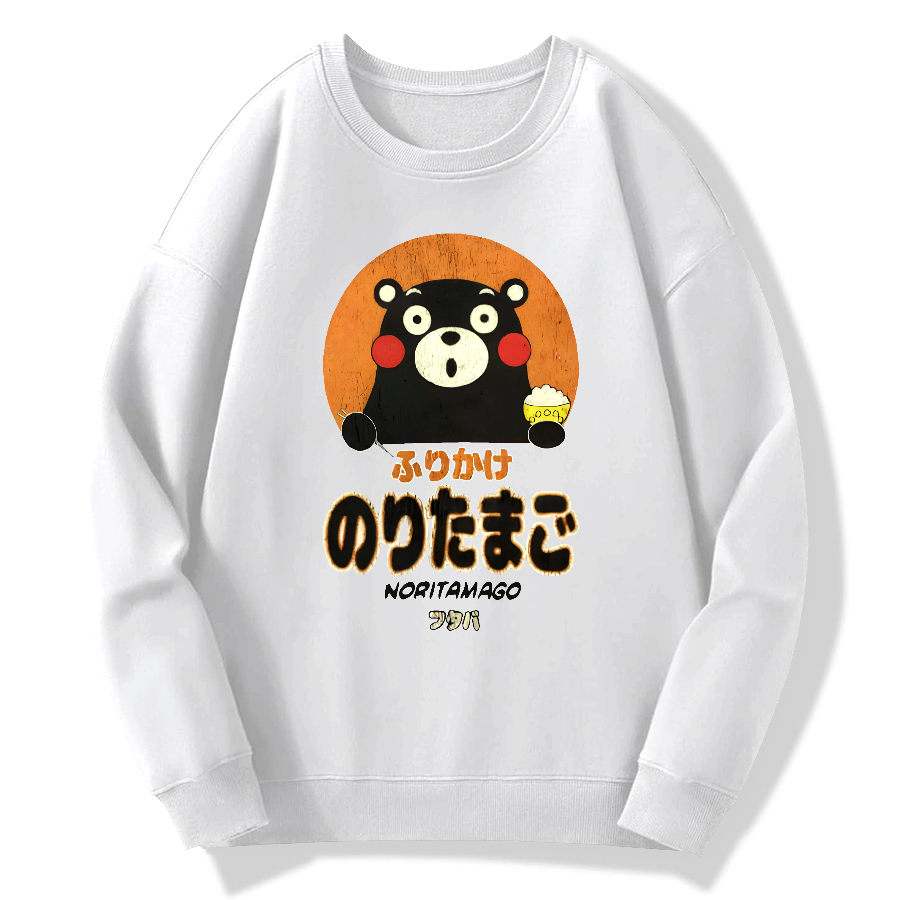 Kumamoto Bear Sprinkles Eggs Cotton Pullover Sweatshirt