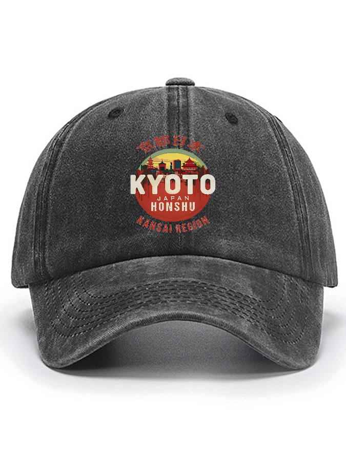 Kyoto, Japan Cotton Hat-Zazasy