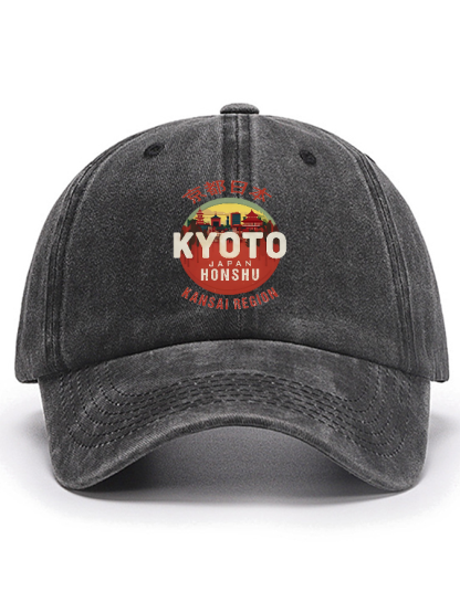 Kyoto, Japan Cotton Hat-Zazasy
