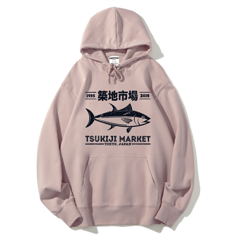 Tokyo Tsukiji Market Cotton Hoodie