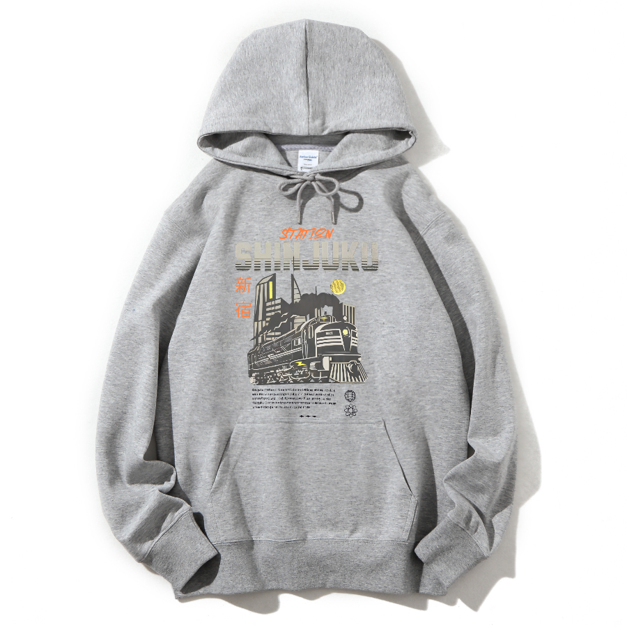 Shinjuku, Tokyo Cotton Hooded Sweatshirt