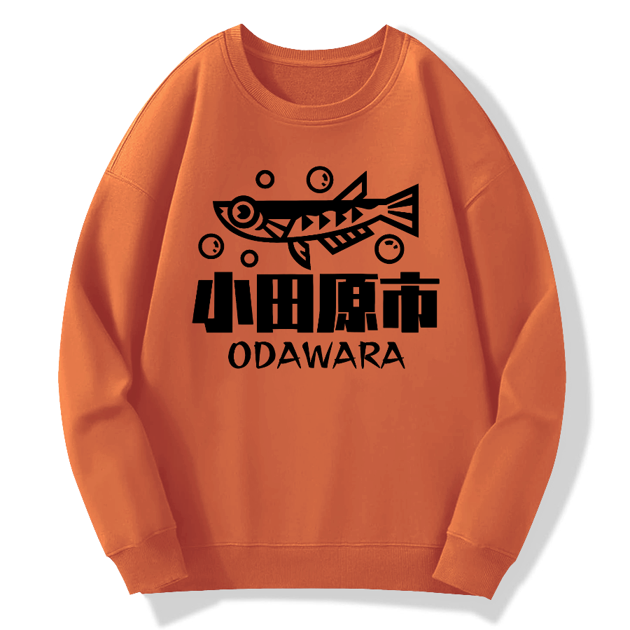 Odawara City Cotton Pullover Sweatshirt