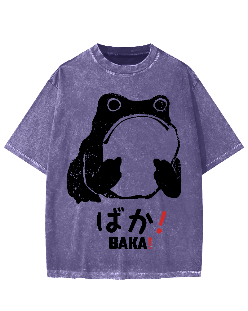 Stupid Frog Vintage Washed T-shirt